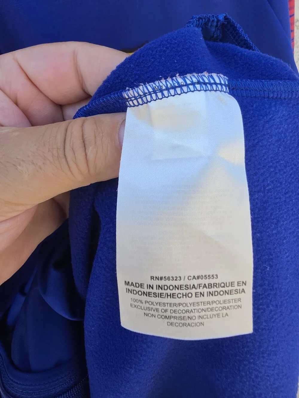 Nike FC Barcelona 2018 2019 Anthem Track Jacket Mens 2XL Blue FullZip 894361-456